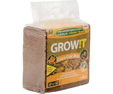 GROW!T Organic Coco Coir Mix 10.15 lbs. - H51 JSCCM25