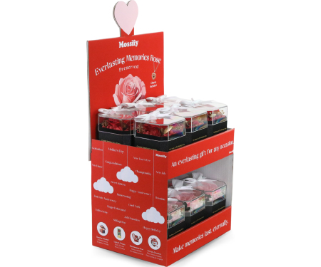 Preserved Rose Full Counter Display - M95 FLDISPRSE01