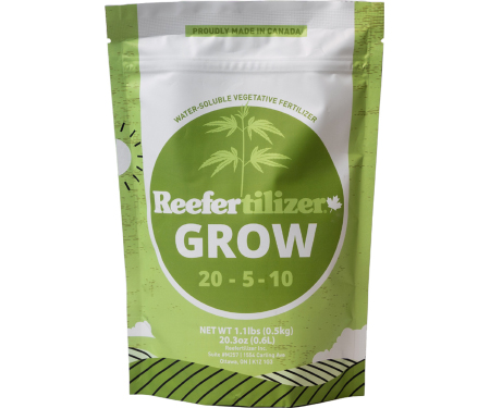 Reefertilizer GROW 20-5-10 1.1lbs Light Green Pouch - R29 GROW600