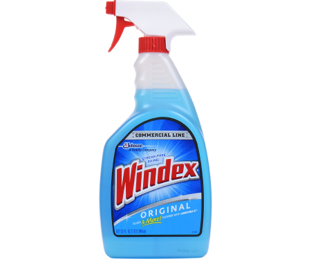 Windex® RTU Powerized Glass Cleaner w/ Ammonia-D® (32 oz. Spray Bottles) -  Case of 8 —