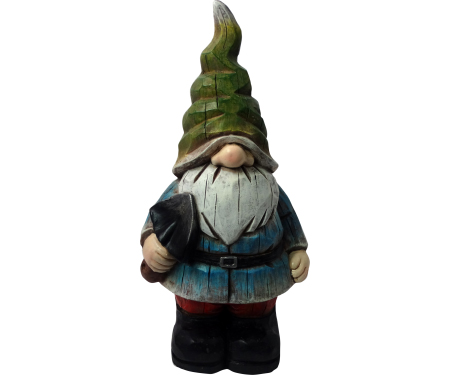 gnome with green hat