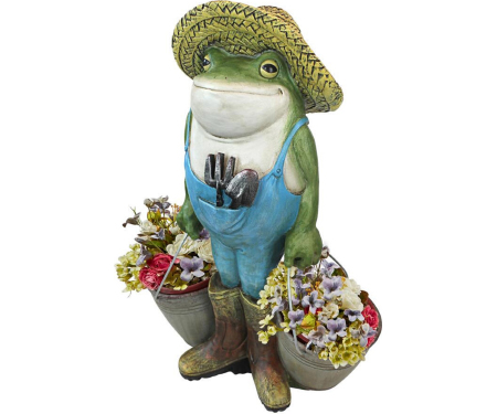 Buckets the Garden Frog Statue - T54 HF300718