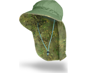 Sun Hat  Green Brusn Camo