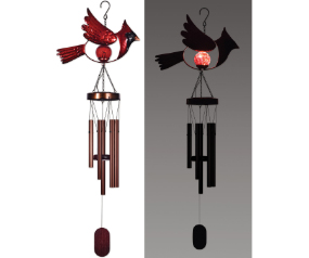 Cardinal Solar Chime 38