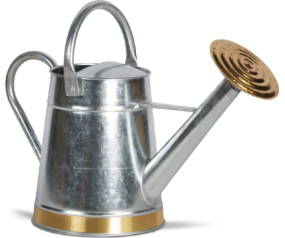 Tapered Galvanizd Watering Can