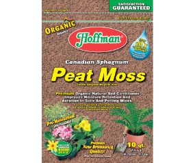 Hoffman (#15503) Canadian Sphagnum Peat Moss - 10 Quart bag, Pack of 2 