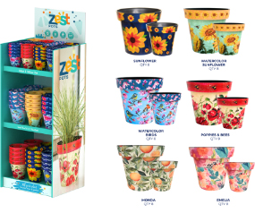 96 Pc Indoor Zest Pot Asst