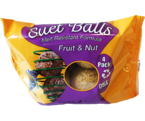 Suet Balls Fruit & Nut 4 Pk