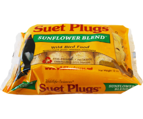 Suet Plugs Sunflower 4 Pack