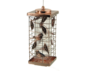 Feeder Caged Tube W/Leaf