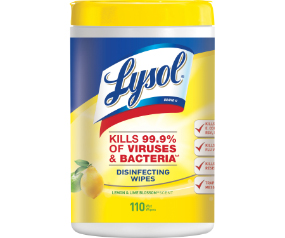 Lysol Citrus Wipes 110ct