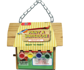 PAINT A BIRDHOUSE