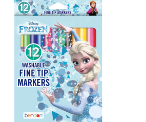FROZEN 12 CT FINT TIP MARKERS