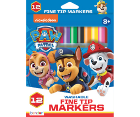 PAW PATROL 12 CT FT MARKERS