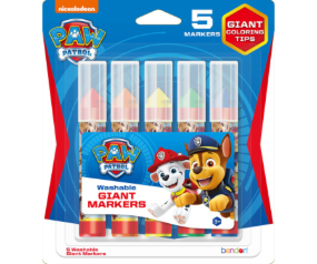 PAW PATROL 5 CT GIANT MARKERS
