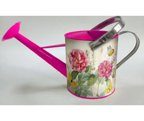1 Gallon Watering Can Dk Pink