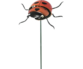 Plant Stick Lg Ladybug