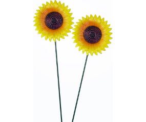 Plant Stick Lg Sunflower
