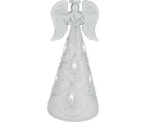 LED Frost Slvr Ang MED S/2