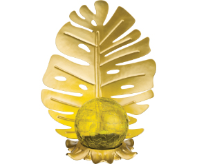 Leaf Slr Dec Brass
