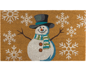 Doormat Coir Snowman