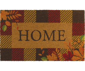 Doormat Coir Plaid