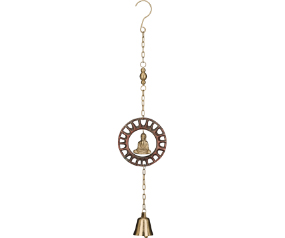 Cast Grdn Bell Buddha