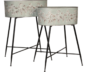 Oval Petunia Planter Set of 2