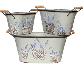 Oval Lavender Planters