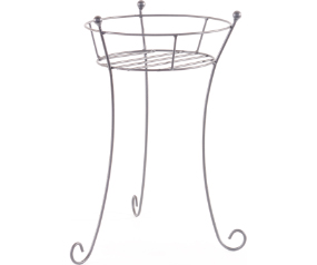 Filigree Plant Stand Tall Blck