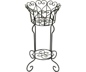 Basket Round Heart-medium