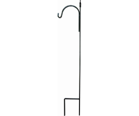 Sq Short Finial Mat Black