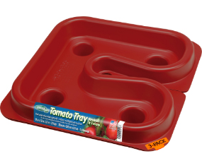 Automator 3pk Tomato Tray Red