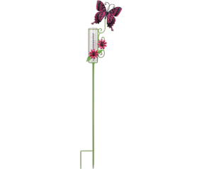 Butterfly Rain Gauge Pink