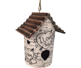 Birch Tree Birdhouse