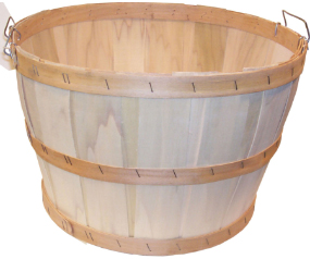 Wooden Bushel Basket