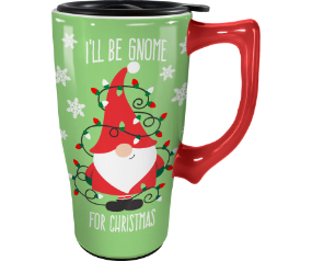 Christmas Gnome Travel Mug