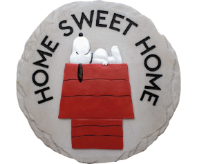Peanuts Home Stepping Stone