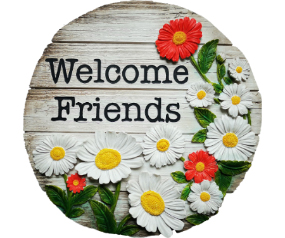 Welcome Friends Stepping Stone