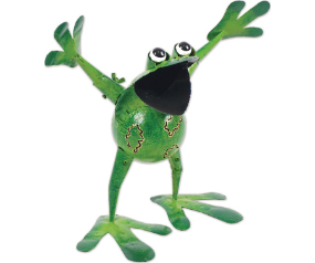 Speedy, Frog Sculpture