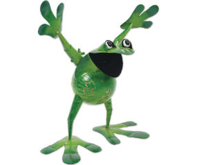 Jumper Frog Sculpture
