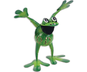 Nixon, Mini Frog Sculpture
