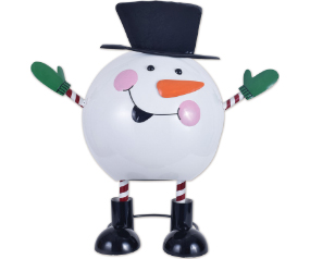 Snowman Porch Sitter