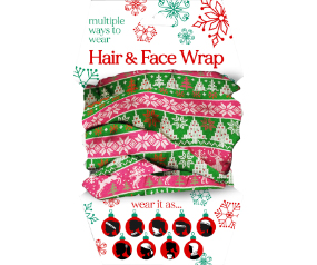 Ugly Sweater Hair Wrap