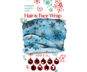 Snowflakes Hair Wrap