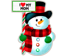 Mom Snowman Ornament
