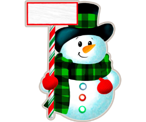 Blank Snowman Ornament