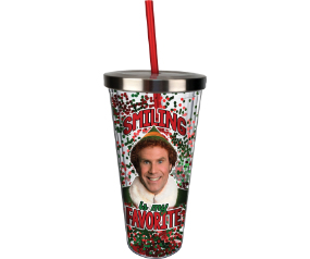 Elf Smiling Glitter Cup