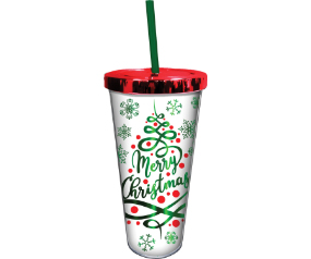 Merry Christmas Foil Cup