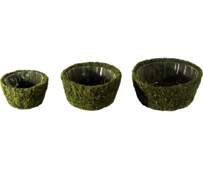 Roseville Decobasket  Set Of 3